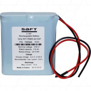 Saft MP176065XTD Lithium Ion Battery