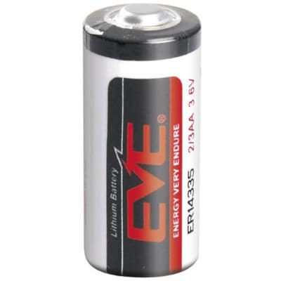 EVE ER14335 2/3AA Lithium Thionyl Chloride Battery