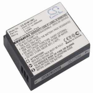 Panasonic Lumix DMC-TZ41 Digital Camera Video Battery 3.7V 950mAh Li-Ion BCM13MC