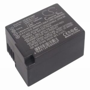 Panasonic Lumix DMC-GH2 Digital Camera Video Battery 7.4V 1000mAh Li-Ion BLC12MX