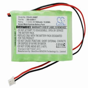 Honeywell Lynx L3000 Security Battery 7.2V 1500mAh Nickel Metal Hydride HYL300BT