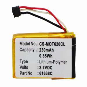 Motorola DECT 6.0 Cordless Phone Battery 3.7V 230mAh Li-Polymer MOT620CL