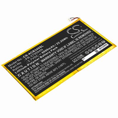 Acer Iconia One 10 B3-A40 Tablet Battery 3.7V 6000mAh Li-Poly ACB340SL