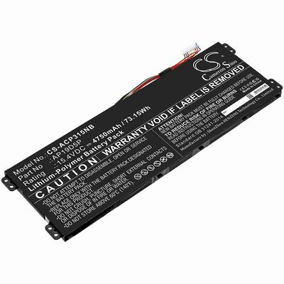Acer Conceptd 3 Cn315-71-72j3 Notebook Laptop Battery 15.4V 4750mAh Li-Poly ACP315NB