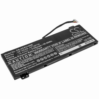 Acer Aspire 7 715-74G-52MV Notebook Laptop Battery 15.4V 3700mAh Li-Poly ACS314NB