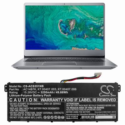 Acer Aspire 5 A515-41G-18Z3 Notebook Laptop Battery 15.28V 3250mAh Li-Poly ACS351NB