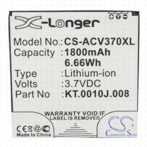 Acer Liquid E2 Mobile Phone Battery 3.7V 1800mAh Li-Ion ACV370XL