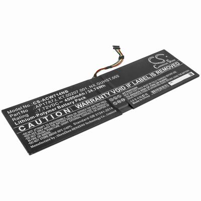 Acer Swift 7 SF714-51T Notebook Laptop Battery 7.72V 4500mAh Li-Poly ACW714NB