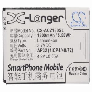 Acer Liquid Z130 Duo Mobile Phone Battery 3.7V 1500mAh Li-Ion ACZ130SL