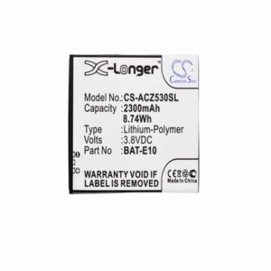 Acer Liquid Z530 Mobile Phone Battery 3.8V 2300mAh Li-Polymer ACZ530SL