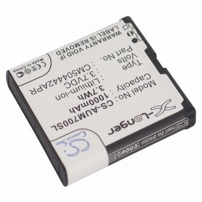 Amplicomms PowerTel M6900 Mobile Phone Battery 3.7V 1000mAh Li-ion AUM700SL