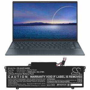Asus ExpertBook B7 Flip B7402FEA Notebook Laptop Battery 11.61V 5200mAh Li-Poly AUZ144NB