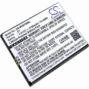 Blackview E7 Mobile SmartPhone Battery 3.8V 2750mAh Li-Poly BVE700SL