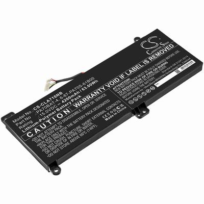 Wooking S17 Pro-8U Notebook Laptop Battery 15.0V 4200mAh Li-Poly CLA710NB