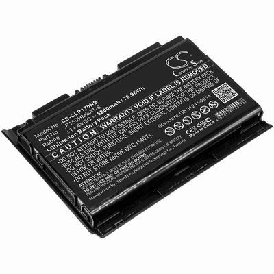 Sager NP8130 Notebook Laptop Battery 14.8V 5200mAh Li-ion CLP170NB