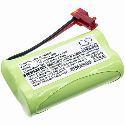 Earmuff 05455086 Automation & Security Batt 2.4V 2000mAh Nickel Metal Hydride ECA086RC