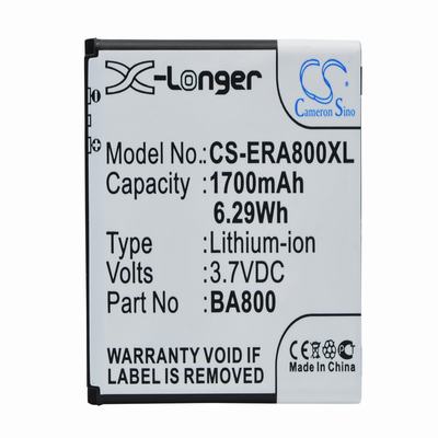 Xperia S Mobile Phone Battery 3.7V 1700mAh Li-ion ERA800XL