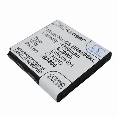 Xperia S Mobile Phone Battery 3.7V 1700mAh Li-ion ERA800XL