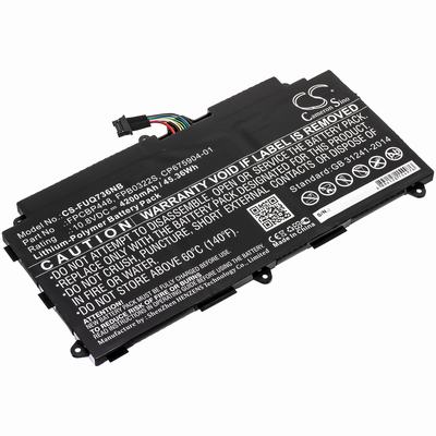 Fujitsu Stylistic Q736 Notebook Laptop Battery 10.8V 4200mAh Li-Poly FUQ736NB