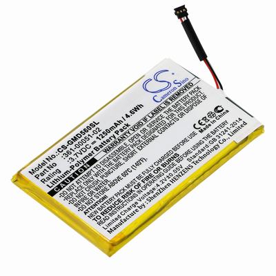 Garmin Dezl 560LMT GPS Battery 3.7V 1250mAh Li-Polymer GMD560SL