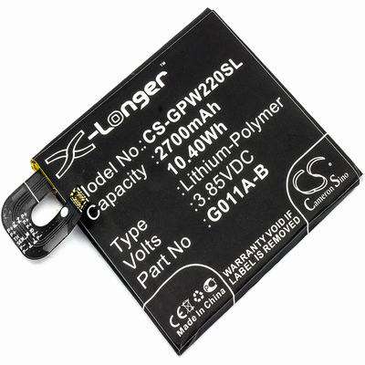 Google G011A Mobile SmartPhone Battery 3.85V 2700mAh Li-Poly GPW220SL