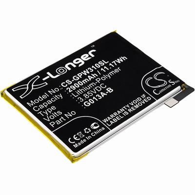 Google G013A Mobile SmartPhone Battery 3.85V 2900mAh Li-Poly GPW310SL