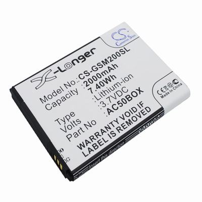 Gsmart GSmart Mika M2 Mobile Phone Battery 3.7V 2000mAh Li-ion GSM200SL