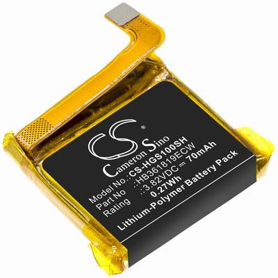 Huawei Glory S1 Smartwatch Battery 3.82V 70mAh Li-Poly HGS100SH