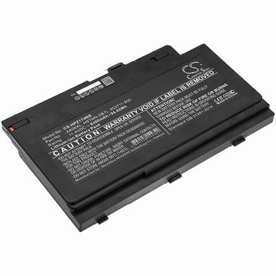 HP ZB00K 17 G4-1RR26ES Notebook Laptop Battery 11.4V 8300mAh Li-ion HPZ174NB