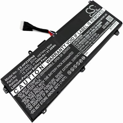 HP Zbook Studio G3 Notebook Laptop Battery 15.2V 3400mAh Li-Poly HPZ300NB