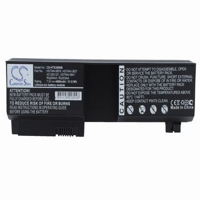 HP Pavilion tx1000 Laptop Notebook Battery 7.2V 4400mAh Li-Ion HTX200NB