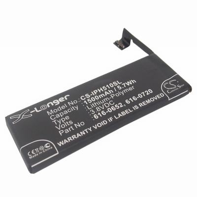 Apple A1234 Mobile Phone Battery 3.8V 1500mAh Li-Polymer IPH510SL