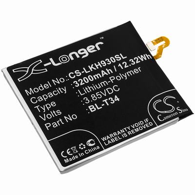 LG AS998 Mobile SmartPhone Battery 3.85V 3200mAh Li-Poly LKH930SL