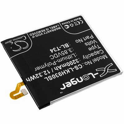 LG AS998 Mobile SmartPhone Battery 3.85V 3200mAh Li-Poly LKH930SL