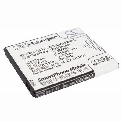 Lenovo A620T Mobile Phone Battery 3.7V 2050mAh Li-ion LVA620XL