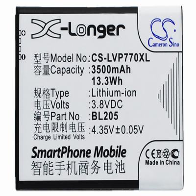 Lenovo P770 Mobile Phone Battery 3.8V 3500mAh Li-ion LVP770XL