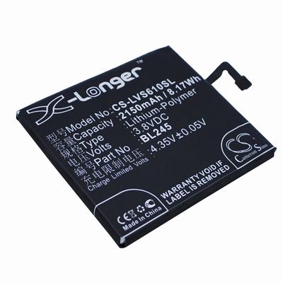 Lenovo S60 Mobile Phone Battery 3.8V 2150mAh Li-Polymer LVS610SL
