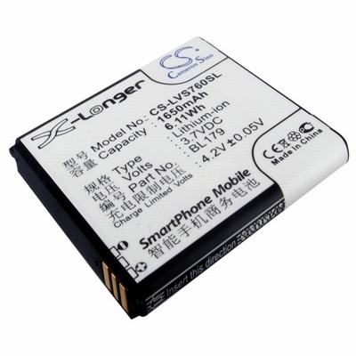 Lenovo A288t Pocket PC & PDA Battery 3.7V 1650mAh Li-Ion LVS760SL