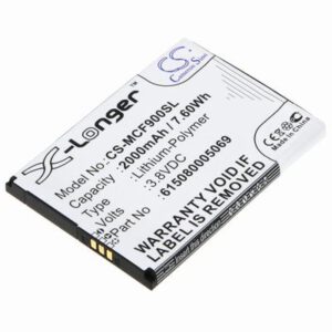 Mobistel Cynus F9 Mobile SmartPhone Battery 3.8V 2000mAh Li-Poly MCF900SL