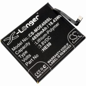 Motorola Moto E4 Plus Mobile SmartPhone Battery 3.8V 4850mAh Li-Poly MOE400SL