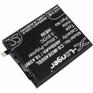 Motorola Moto E4 Plus Mobile SmartPhone Battery 3.8V 4850mAh Li-Poly MOE400SL