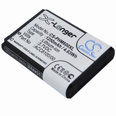 Philips DPM6000 Dictaphone Battery 3.7V 1250mAh Li-Ion PHM600XL