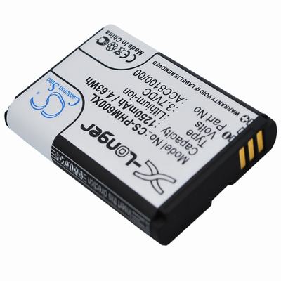 Philips DPM6000 Dictaphone Battery 3.7V 1250mAh Li-Ion PHM600XL
