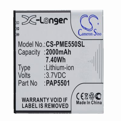 Prestigio MultiPhone 5501 Duo Mobile Phone Battery 3.7V 2000mAh Li-ion PME550SL