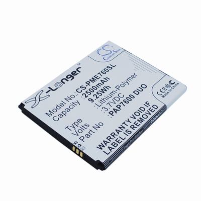 Prestigio MultiPhone 7600 Duo Mobile Phone Battery 3.7V 2500mAh Li-Polymer PME760SL