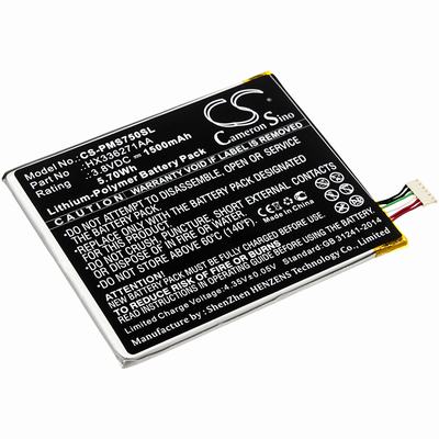 Prestigio PSP7505 DUO Mobile SmartPhone Battery 3.8V 1500mAh Li-Poly PMS750SL