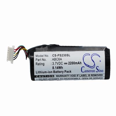 Philips PMC7230 MP3 MP4 PMP Media Player Battery 3.7V 2200mAh Li-Ion PS230SL