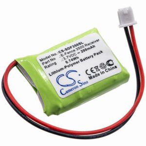 Dogtra E-Fence 3500 Receiver Dog Collar Battery 3.7V 200mAh Li-Poly SDF350SL