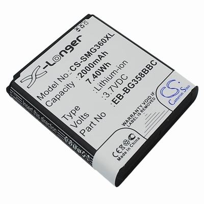 Samsung SM-G3608 Mobile Phone Battery 3.7V 2000mAh Li-ion SMG360XL