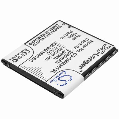 Samsung SM-G3608 Mobile Phone Battery 3.8V 2000mAh Li-ion SMG361SL